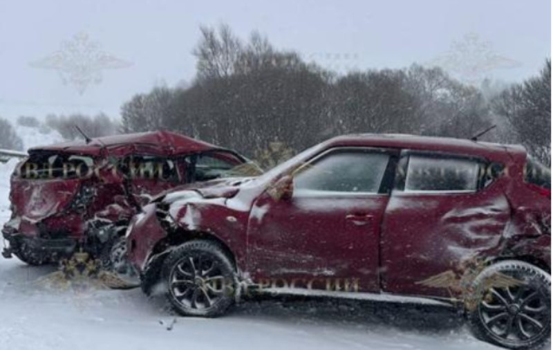 Accident în lanț pe o autostradă din Rusia. Traficul spre Moscova a fost blocat
