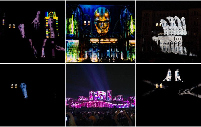 „Ați stricat tot!” iMapp, „cel mai mare eveniment de video-mapping”, umbrit de două lumini aprinse în Palatul Parlamentului