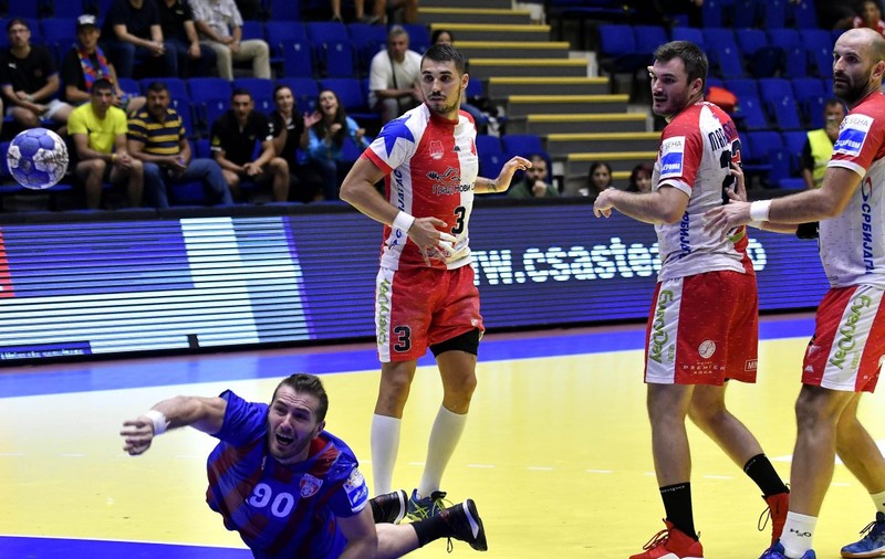 CSA Steaua, victorie dramatică în SEHA League cu Vojvodina. Succes în ultima secundă