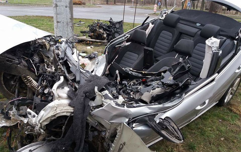 FOTO/ Un polițist de frontieră a murit într-un accident în Oradea. Era tatăl unei fetițe