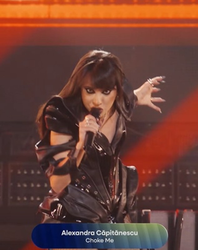 Alexandra Căpitănescu s-a calificat în finala Eurovision Song Contest 2026, cu piesa „Choke Me”