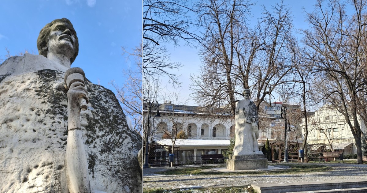 Grupul statuar Mihai Eminescu din Galați