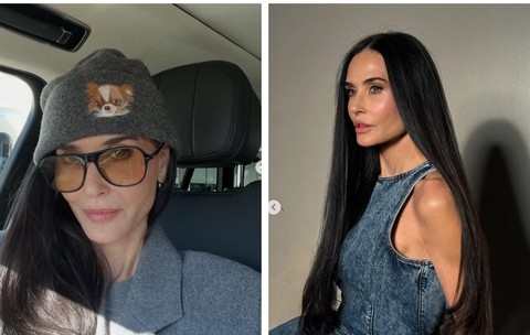 Demi Moore se menține într-o formă de invidiat, la 63 de ani