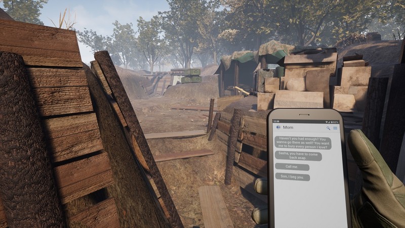 Jocul încearcă să reproducă extrem de real frontul din estul Ucrainei. Foto: https://treehouse-dreams.itch.io/the-point-of-no-return