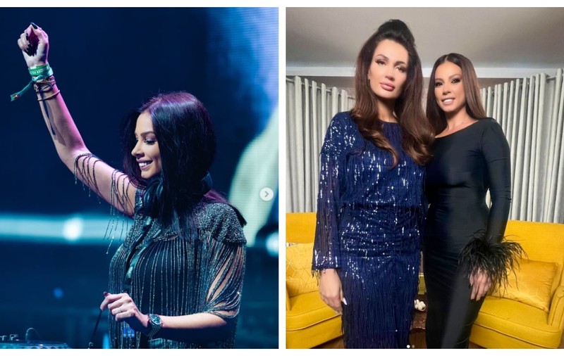 Imagini cu Iuliana Luciu în timp ce mixează într-un club de lux. Sora Nicoletei Luciu a făcut spectacol