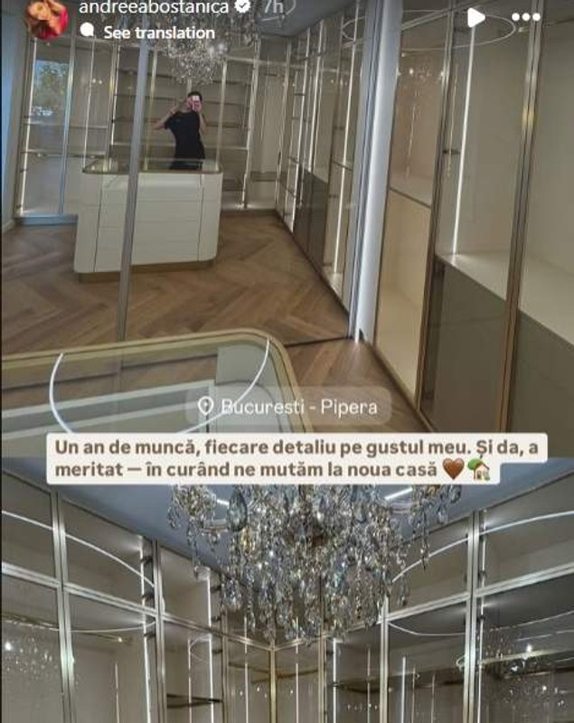 Imagini din noua casă a Andreei Bostănică. Influencerița se va muta în curând în locuința ei de vis. „Un an de muncă, fiecare detaliu pe gustul meu”