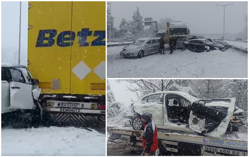 VIDEO | Români prinși în accidentul cu 37 de mașini și 22 de răniți, de pe o autostradă din Turcia