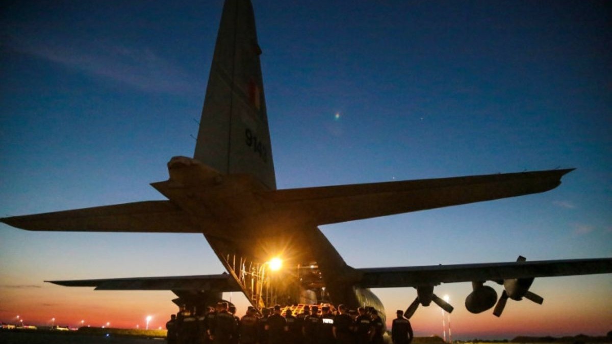 Avion de transport C - 130 Hercules al Armatei Române