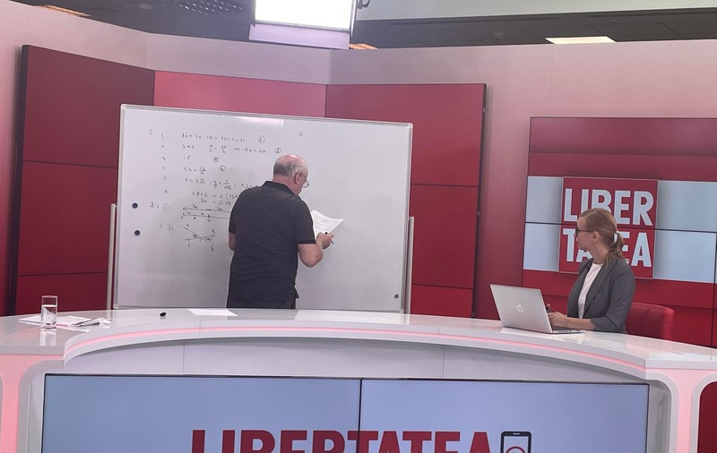 VIDEO: Rezolvarea subiectelor la matematică de la Evaluarea Națională. Explicații oferite pentru Libertatea de un profesor