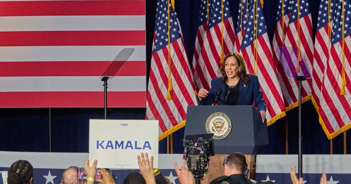 Kamala Harris la un miting de campanie în Milwaukee Foto: Profimedia