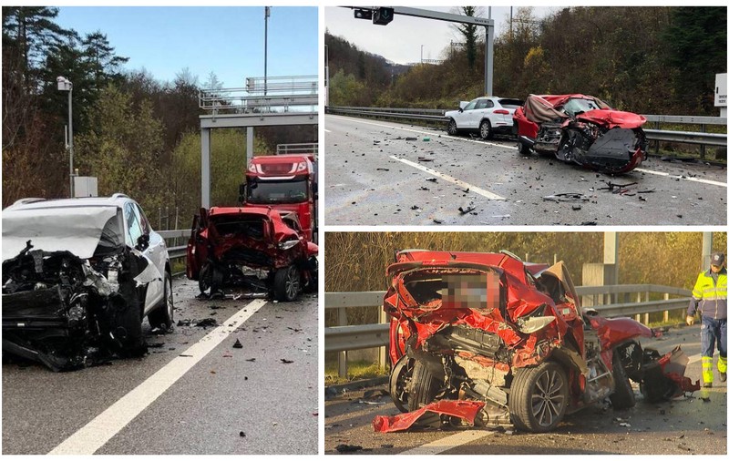 Șoferul unui Porsche Cayenne care a vrut să se sinucidă a ucis trei oameni și el a scăpat nevătămat, pe o autostradă din Elveția