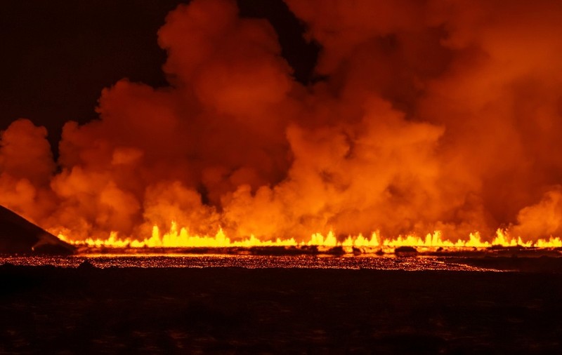 O nouă erupție vulcanică a avut loc în Islanda, a șaptea în acest an