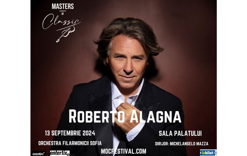 Roberto Alagna va concerta la Sala Palatului