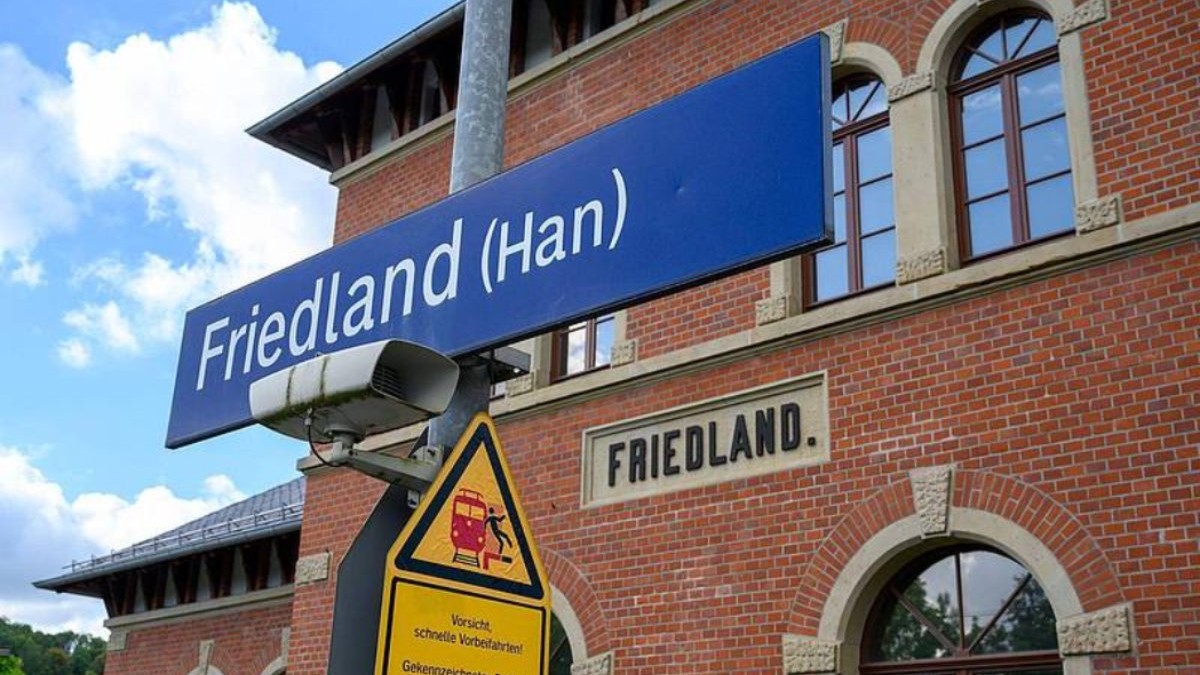 Tragedia s-a petrecut în gara Friedland. Foto Bild