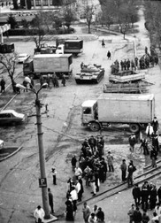 Imagine din 17 decembrie 1989, din Timișoara | Agerpres Foto - Constantin DUMA