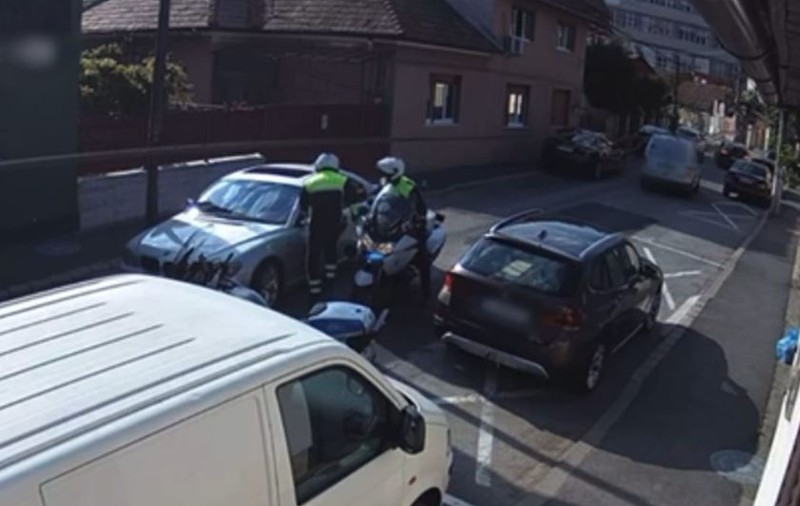 VIDEO | Șofer beat și fără permis, cursă cu poliția pe străzile din Cluj