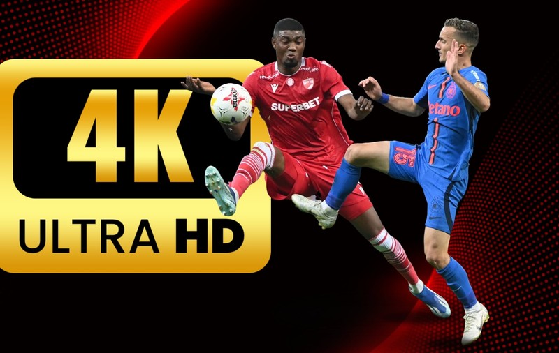 Premieră în România: Un meci din Superliga va fi transmis în format 4K