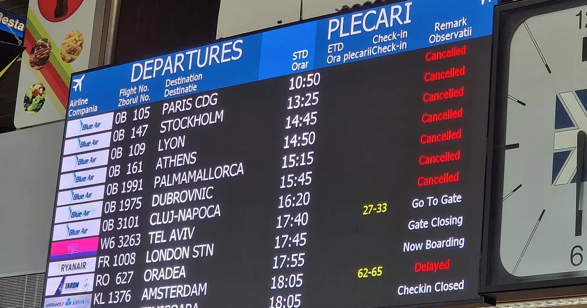 VIDEO Wizz Air şi Ryanair anunţă tarife speciale pentru pasagerii Blue Air cărora li s-au anulat zborurile