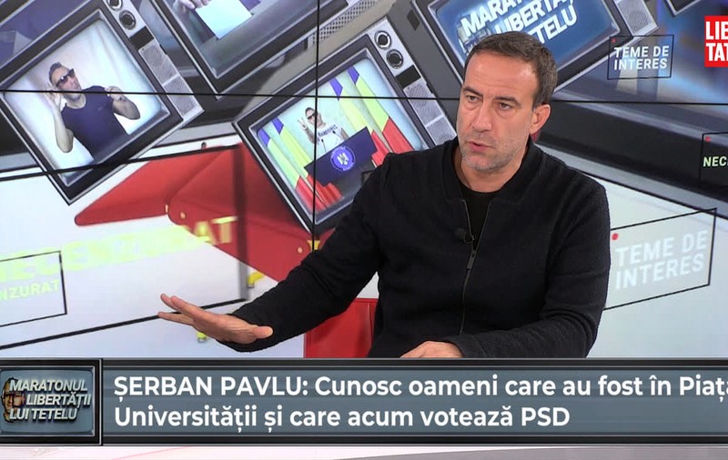 Actorul Șerban Pavlu a comentat la Maratonul lui Tetelu rezultatul votului. ”Mă liniștește, dar e departe de a rezolva lucrurile”
