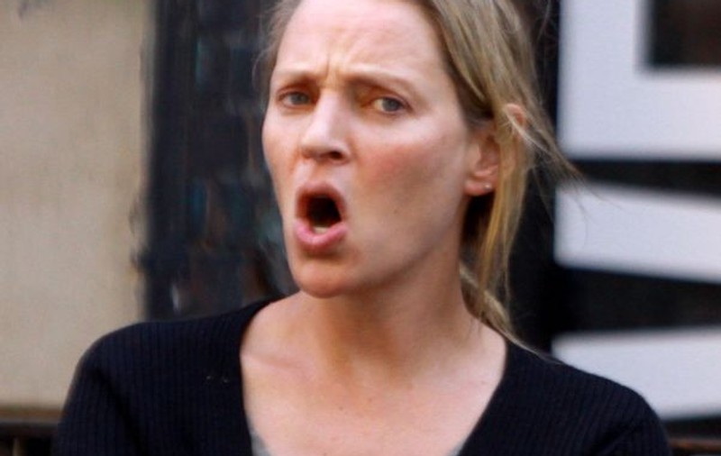 Uma Thurman, nemachiată și nervoasă. Îți mai place cum arată? | FOTO