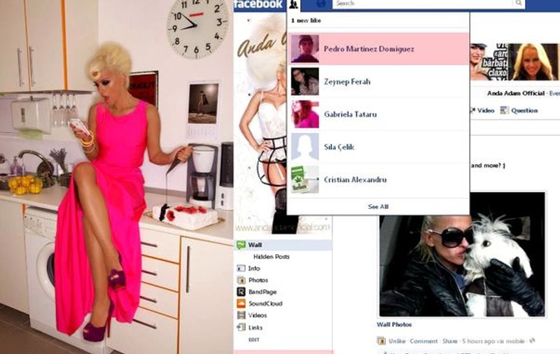 Un mexican este fanul Anda Adam cu numărul 100.000 pe Facebook! Va fi premiat de artistă!