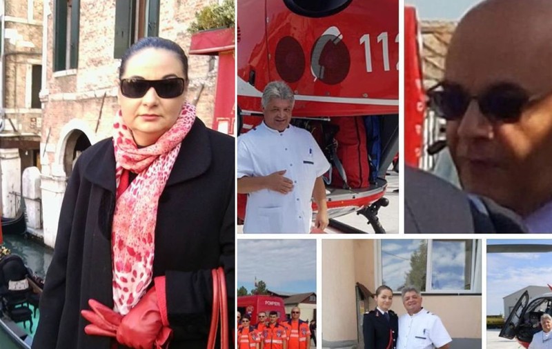 În timp ce publicul și presa internațională elogiază curajul victimelor corupției lui Secureanu, fostul manager de la Malaxa, judecat pentru 1.106 furturi din spital, pozează ca salvator cu echipajele SMURD la inaugurarea heliportului de la Jibou!