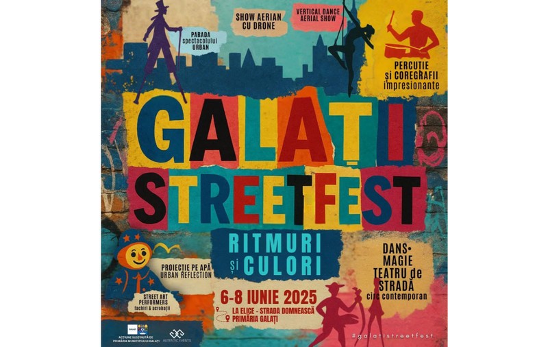 Galațiul devine capitala artei urbane și a spectacolelor stradale