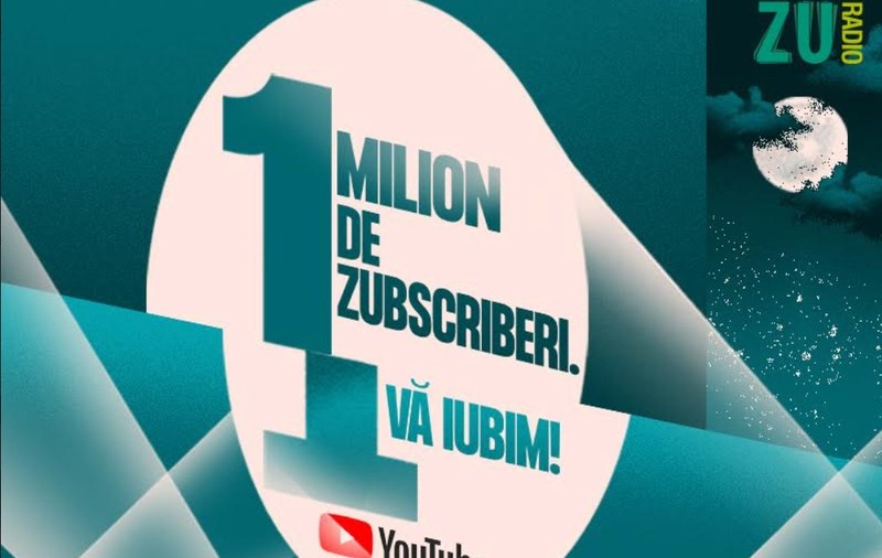 Radio ZU, primul radio din România, cu 1 milion de abonați pe Youtube