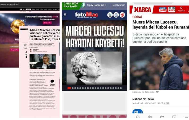 „Il Luce”, mai presus de Champions League: planeta fotbal își plânge vizionarul. Ce scriu marile ziare de sport