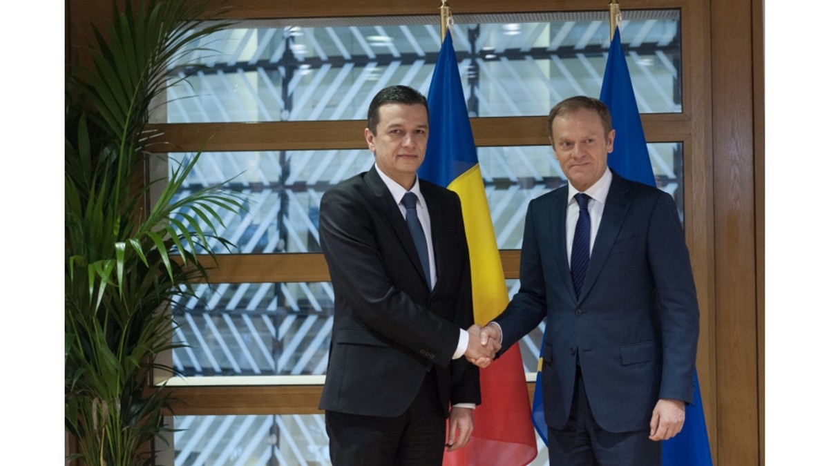 Grindeanu, discuții cu președintele Consiliului European