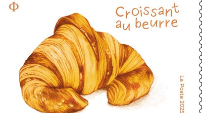 timbru cu miros croissant franta