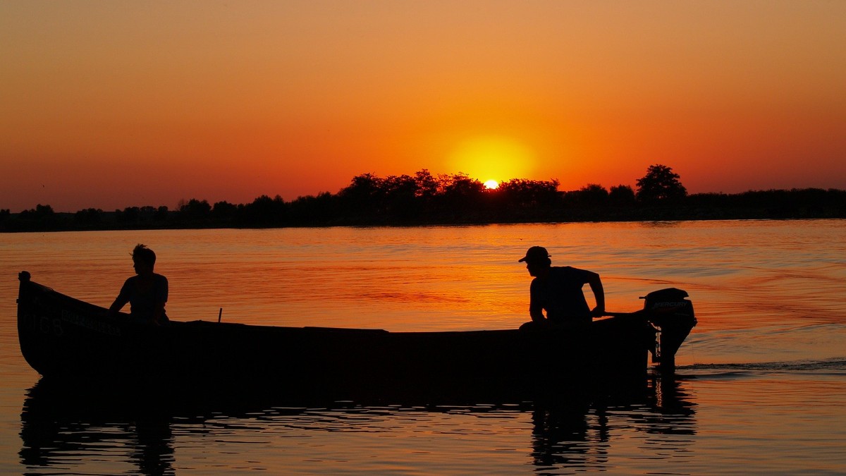 Delta Dunării - pescari