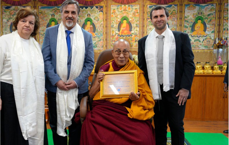 Dalai Lama, Doctor Honoris Causa al Universităţii Danubius din Galaţi