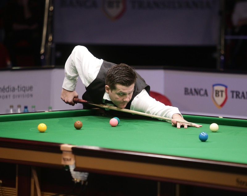 Cele mai bune imagini de la victoria lui Ryan Day în finala cu Stuart Bingham, de la Romania Snooker Masters 2018 / FOTO