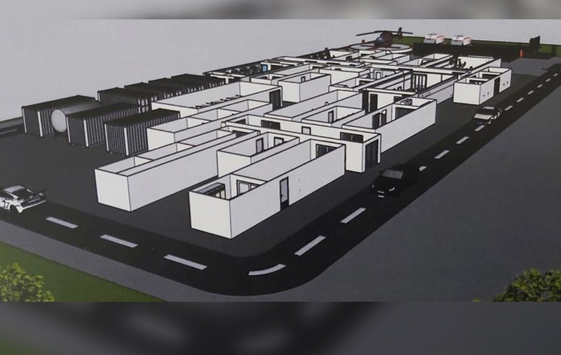 Spital modular de 13,2 milioane de euro la Lețcani, Iași, construit doar pe hârtie. Turcii care au câştigat contractul au trimis, în loc de containere, poze cu ele