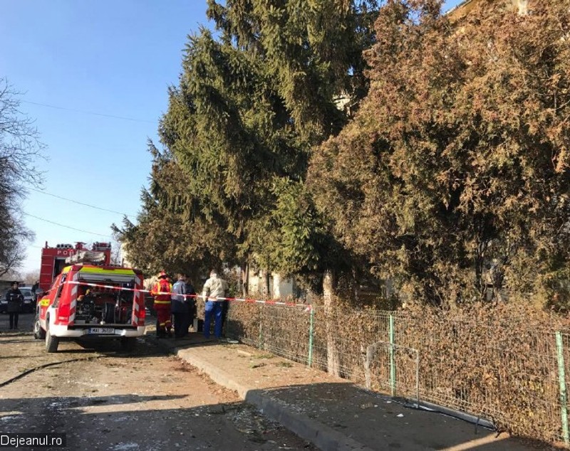 Explozie în Cluj. Un bloc de locuințe a sărit în aer