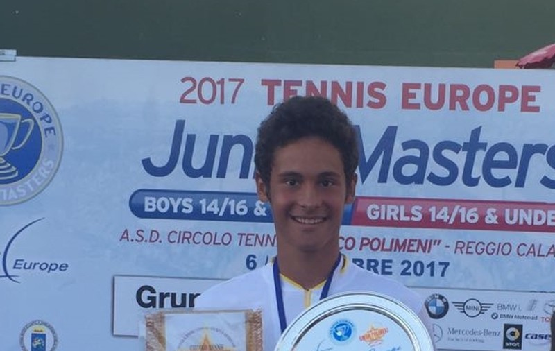 Nini Gabriel Dică a fost desemnat  ”Jucătorul anului 2017 în Tennis Europe Junior Tour”