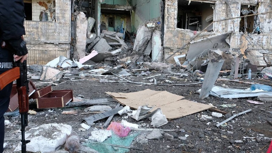 Kiev bombardat