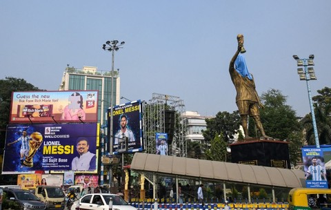 Lionel Messi își va dezveli propria statuie de 21 de metri, în India
