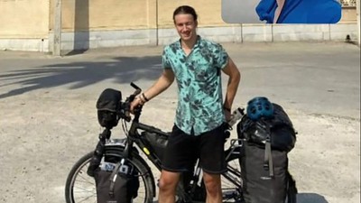 Lennart Monterlos, biciclist retinut iran