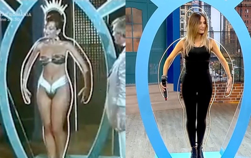 După 31 de ani, Anca Țurcașiu a refăcut scena din filmul „Miss Litoral”. „Eram mai plinuţă atunci, la 20 de ani”