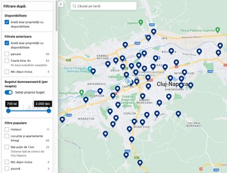 Pe booking.com, majoritatea prețurilor pentru o noapte sunt între 1.000 și 1.900 de lei.