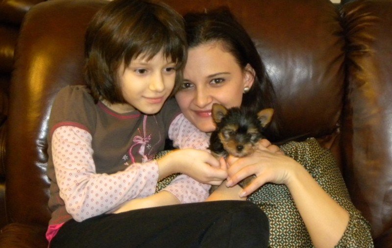 Ruxandra Pitulice a primit un căţeluş cât o jucărie | FOTO
