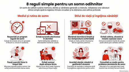 Reguli pentru un somn odihnitor