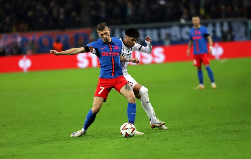 FCSB - Midtjylland 2-0. Gol în secunda 9 și a treia victorie în grupa Europa League pentru echipa lui Gigi Becali