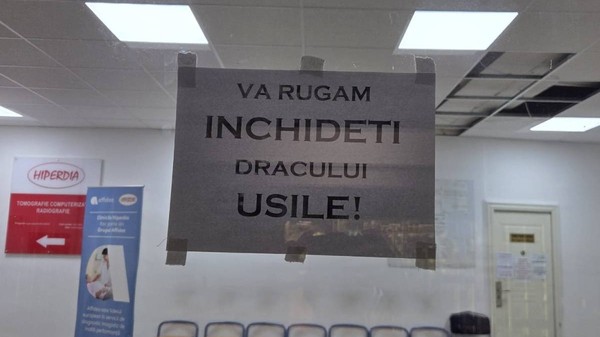 Mesaj incredibil la Policlinica Cina din Ploiești  „Vă rugăm, închideți dracului ușile!
