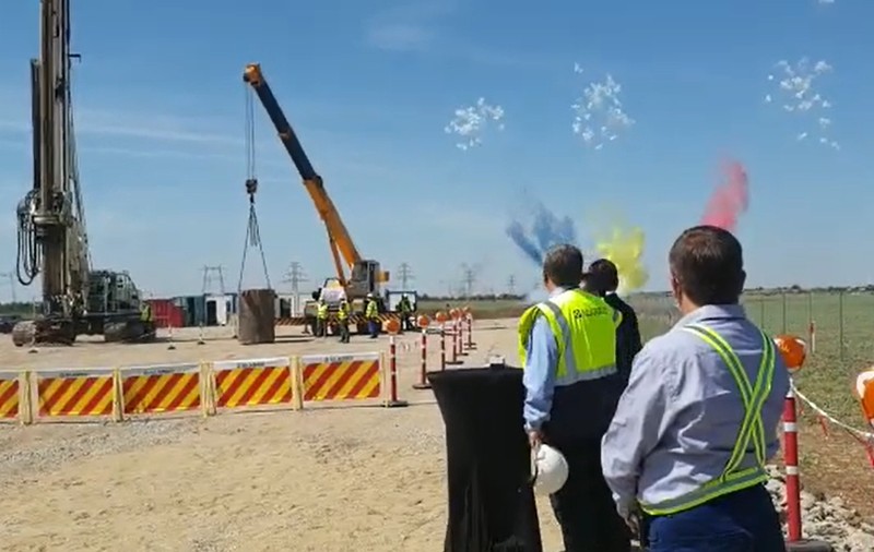VIDEO | Lucrările la Centura Capitalei, începute cu două luni mai târziu, inaugurate cu artificii tricolore