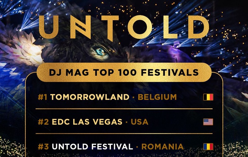 Festivalul Untold ocupă locul 3 în topul celor mai mari 100 de festivaluri ale lumii