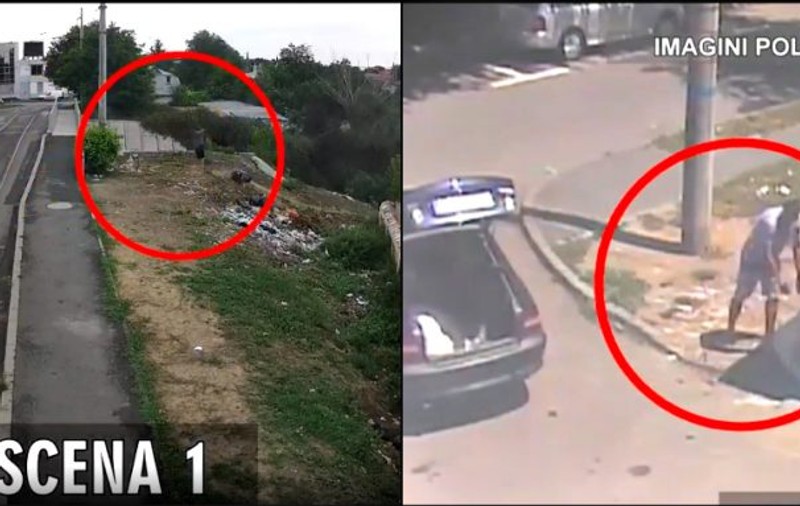 VIDEO| Un bărbat din Brăila a furat gazonul de lângă cimitir pe care l-a dat apoi de mâncare la găini. Reacția primarului