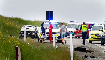 Locul accidentului provocat de român. Foto: Captură video
